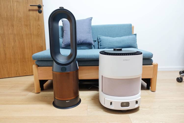 原创家里的空气净化设备 科沃斯沁宝移动净化器与戴森净化器晒单